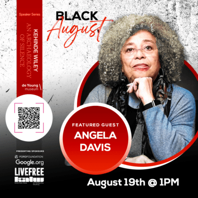 , Meet Angela Davis: Featured Speaker at the Upcoming Kehinde Wiley Speaker Series, Live Free USA - Pastor Mike McBride