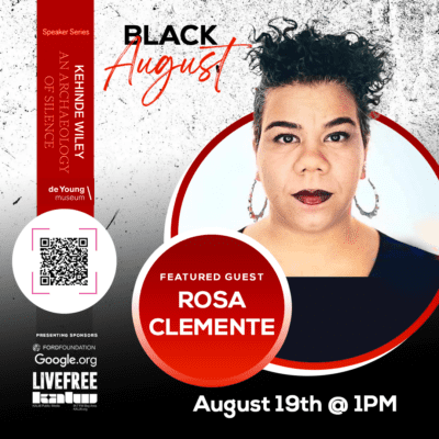 , Meet Rosa Clemente: Featured Speaker at the Upcoming Kehinde Wiley Speaker Series, Live Free USA - Pastor Mike McBride