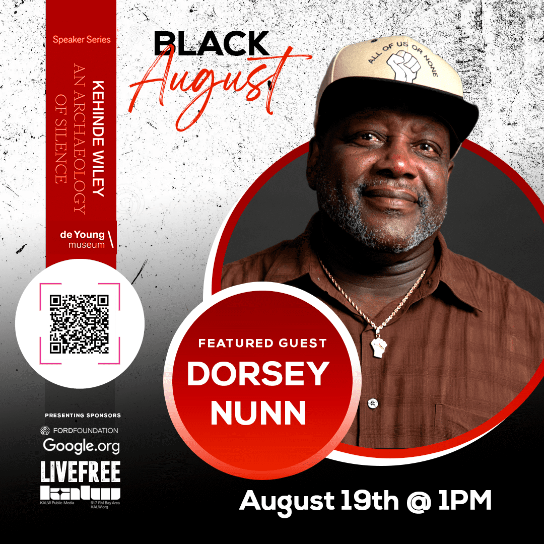 Meet Dorsey Nunn Featured Speaker at the Upcoming Kehinde Wiley Speaker Series - Live Free USA