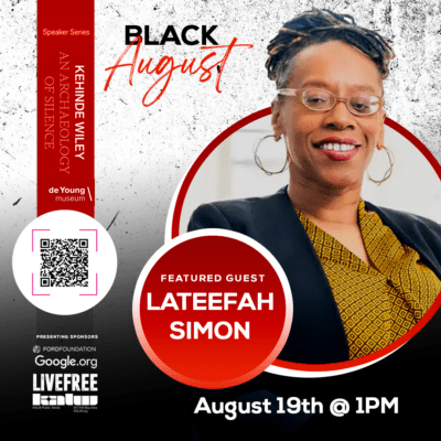 , Meet Lateefah Simon: Featured Speaker at the Upcoming Kehinde Wiley Speaker Series, Live Free USA - Pastor Mike McBride