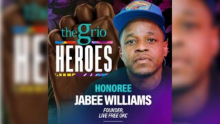 Live Free's Jabee Williams Honored as a Grio Hero